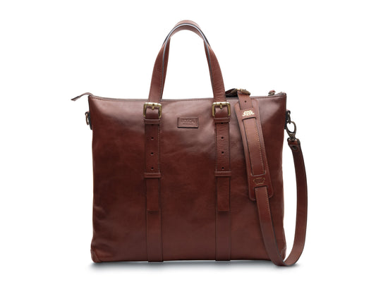 Bosca Brenta Tote  Dark Brown