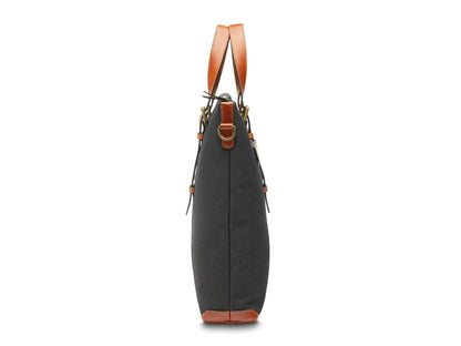 Bosca The Brenta Tote - Dolce Marina Italia Collection Black/Amber