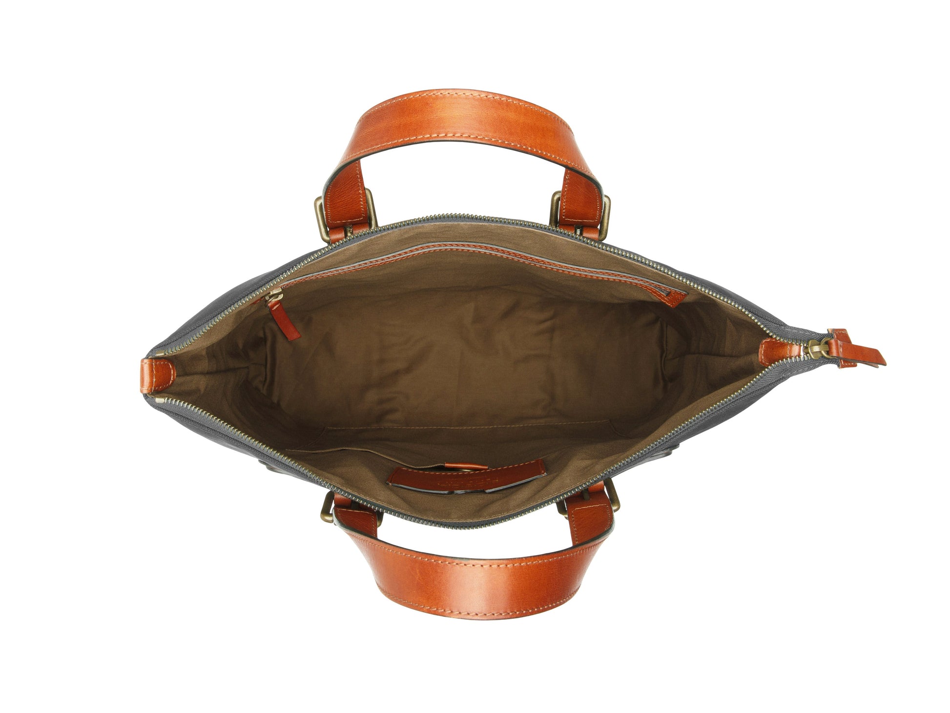 Bosca The Brenta Tote - Dolce Marina Italia Collection Black/Amber