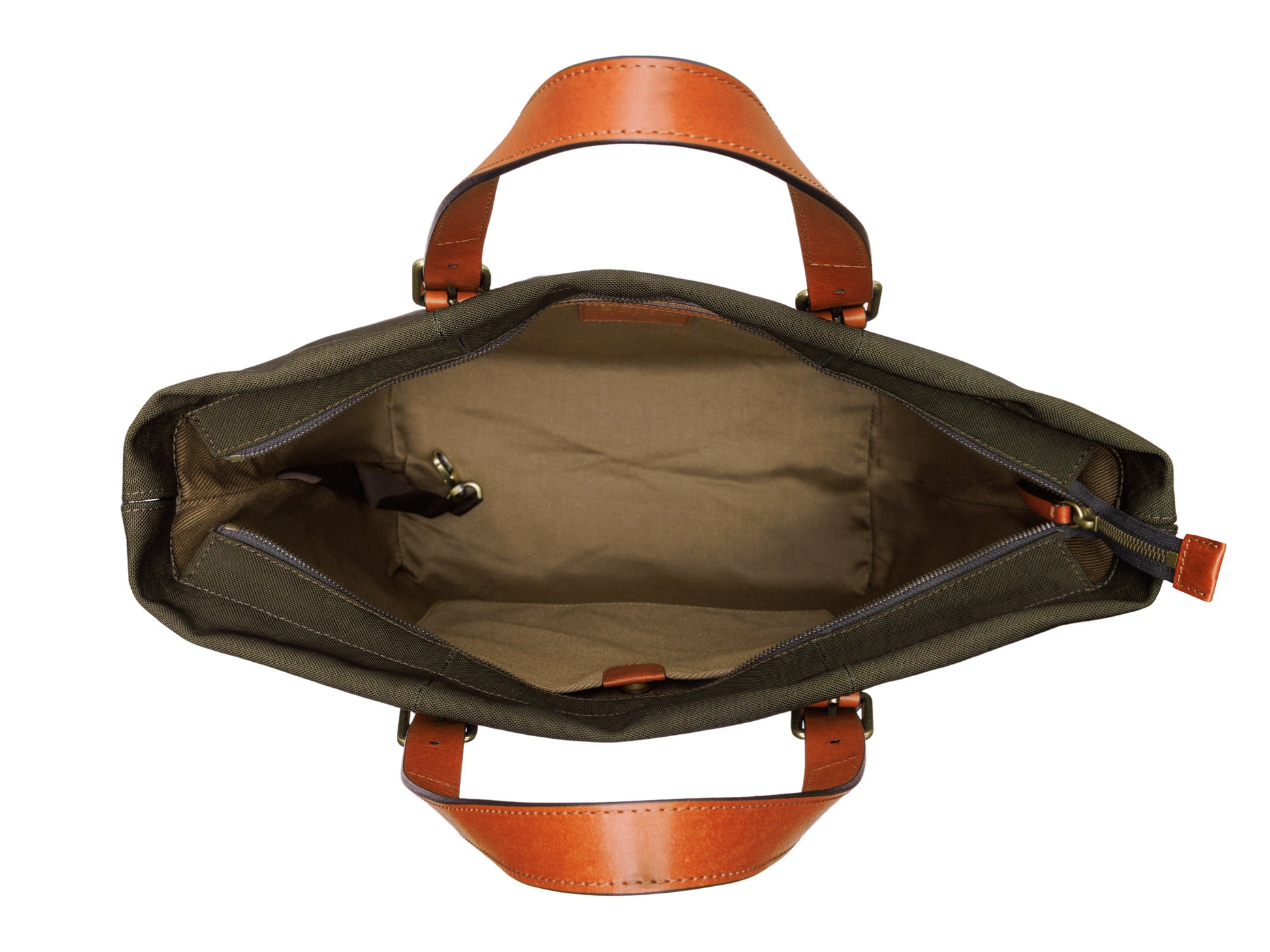 Bosca Dolce Marina Emma Carry-All Tote Green/Amber