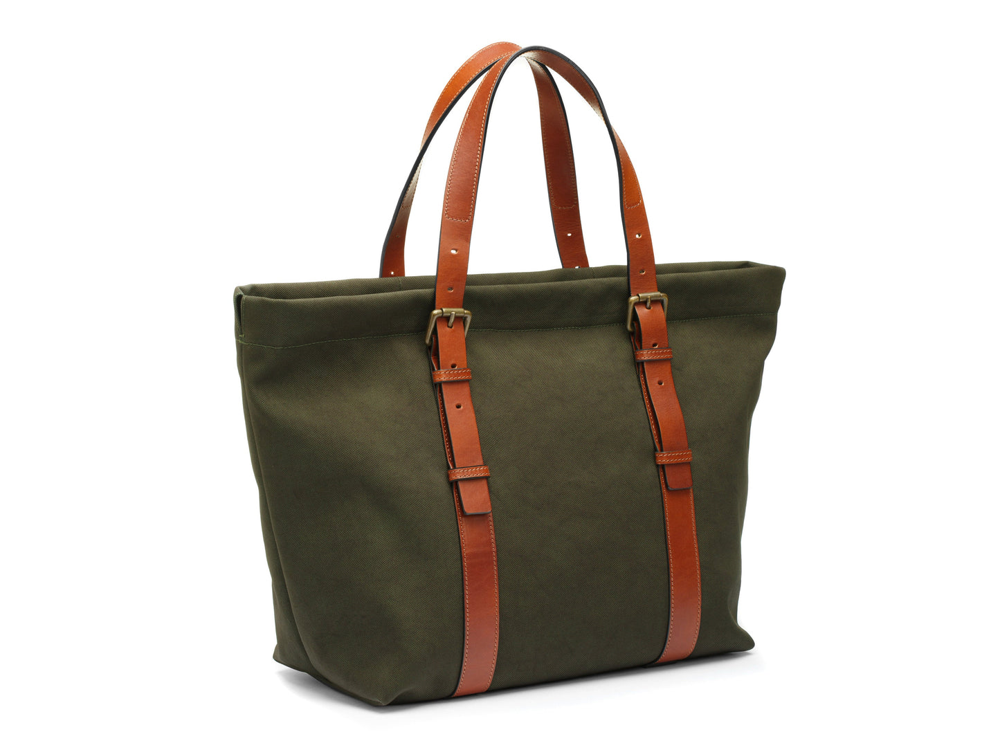 Bosca Dolce Marina Emma Carry-All Tote Green/Amber