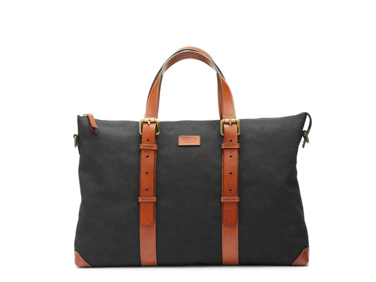Bosca The Arno Tote  Black/Amber