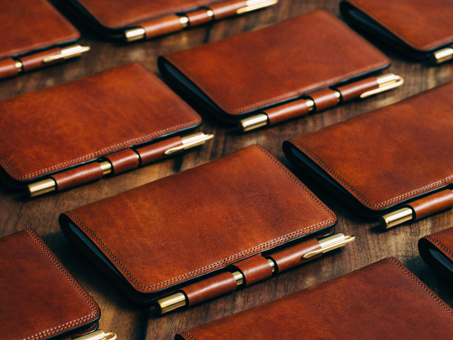 Bosca Journal Cover  Dark Brown