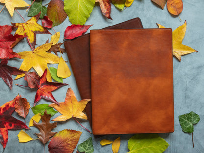 Bosca Soft Cover Pad Portfolio  Amber