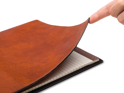 Bosca Soft Cover Pad Portfolio  Amber