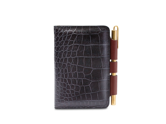Bosca Vintage Crocco Field Journal  Vintage Crocco