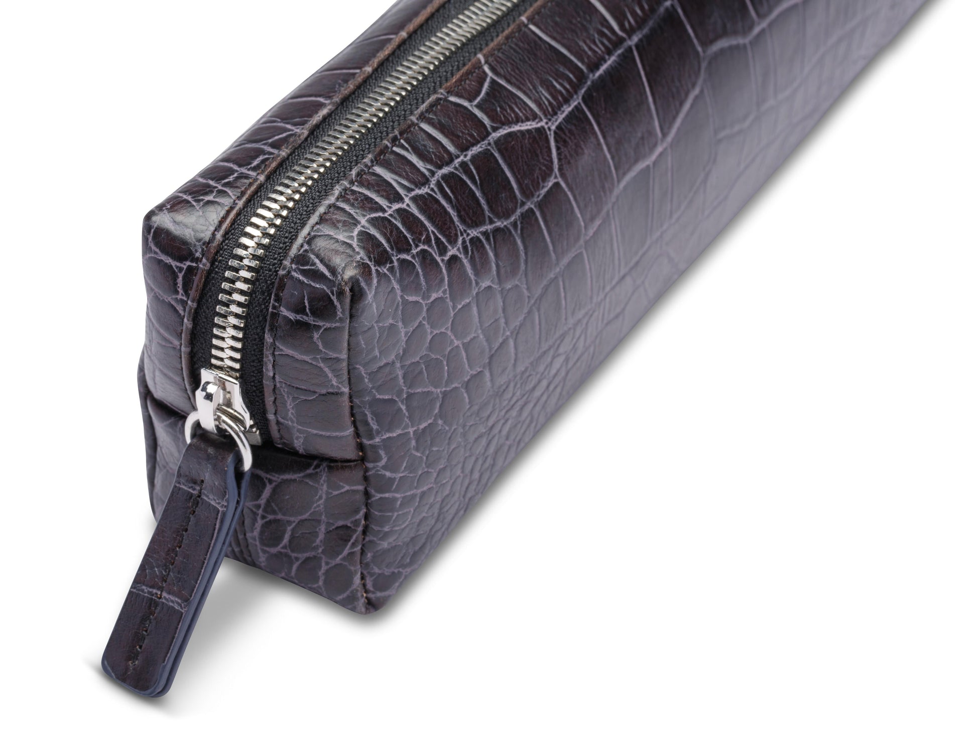 Bosca Vintage Crocco Pencil Pouch  Vintage Crocco
