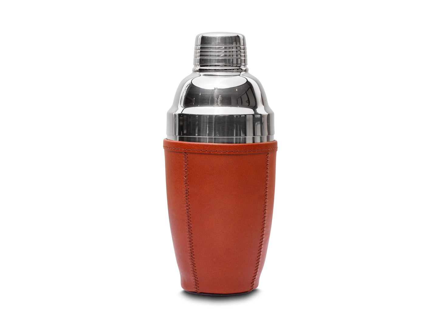 Bosca Cocktails Shaker - Hollywood Leather Cocktail Shaker  Brown