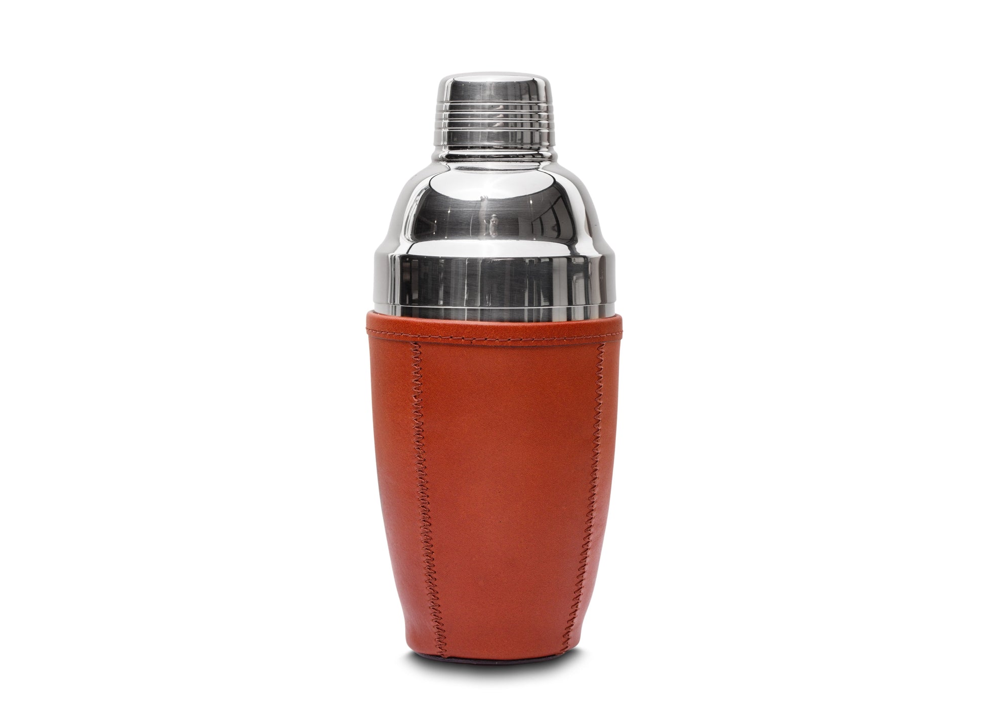 Bosca Cocktails Shaker - Hollywood Leather Cocktail Shaker  Brown