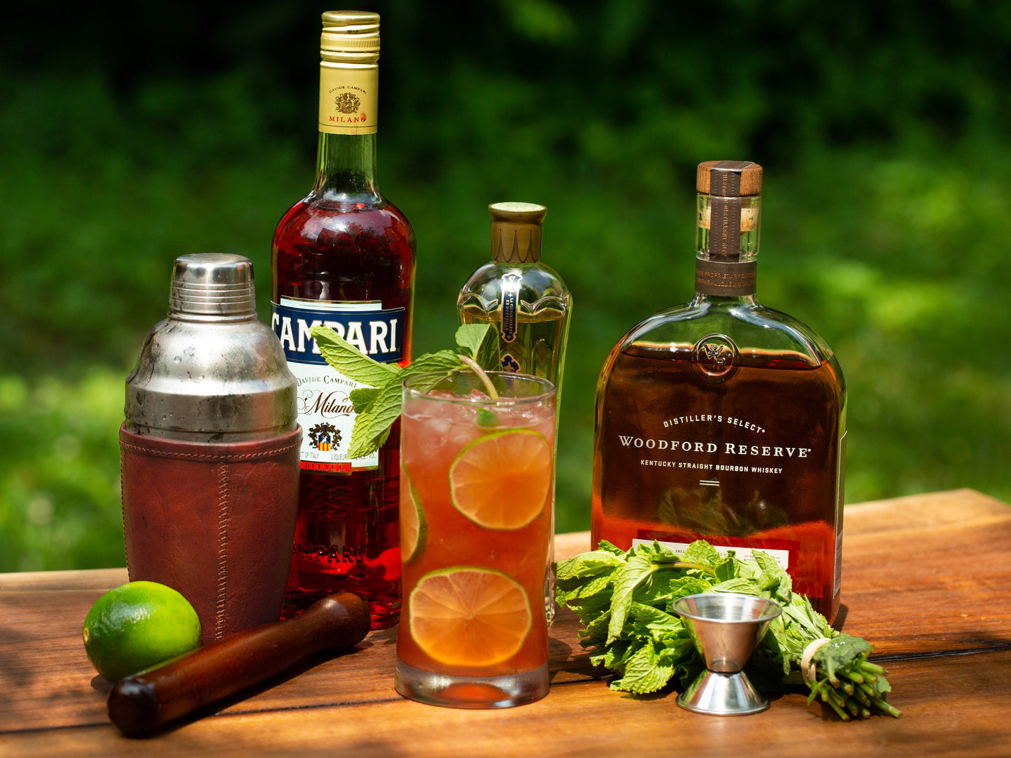 Bosca Cocktails Shaker - Hollywood Leather Cocktail Shaker  Brown
