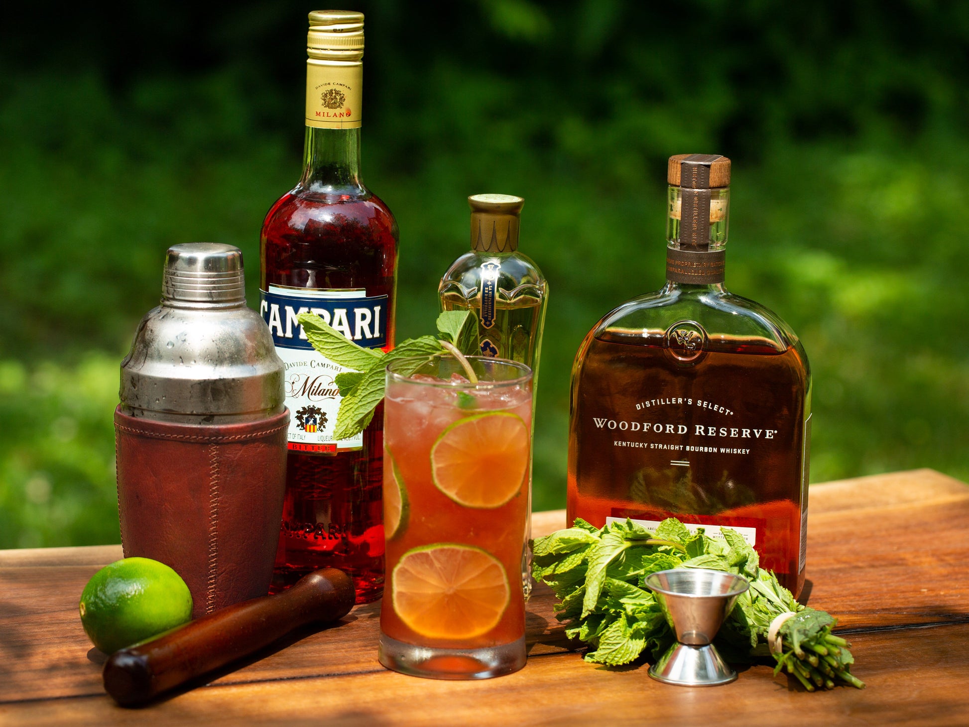 Bosca Cocktails Shaker - Hollywood Leather Cocktail Shaker  Brown