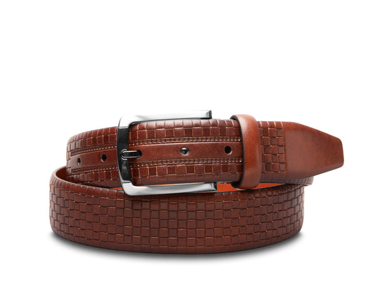 Bosca Avelino Belt  Dark Brown