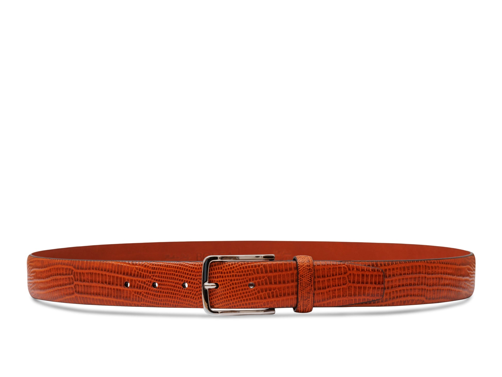 Bosca Bergamo Belt Cognac