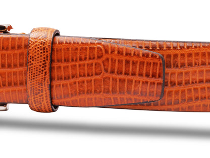Bosca Bergamo Belt Cognac