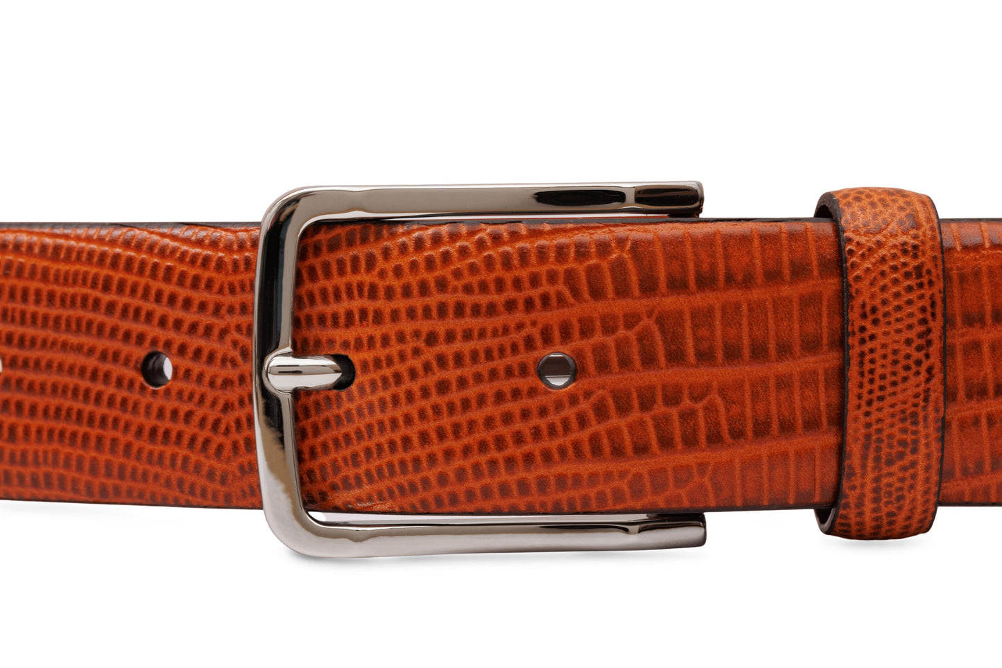 Bosca Bergamo Belt Cognac