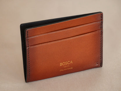 Bosca Smoked Old Leather Weekend Wallet Tan