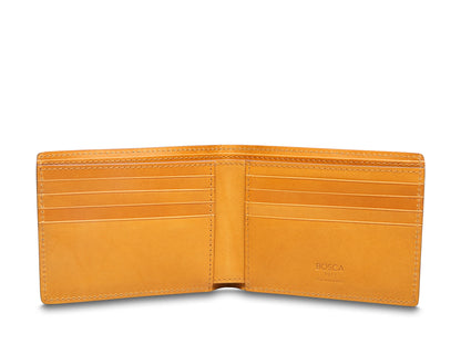 Bosca Italo Contrast 8 Pocket Wallet Dark Brown/Tan