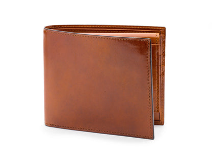 Bosca Old Leather Euro Credit Wallet w/ ID Passcase Amber