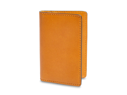 Bosca Britan Calling Card Case  Tan